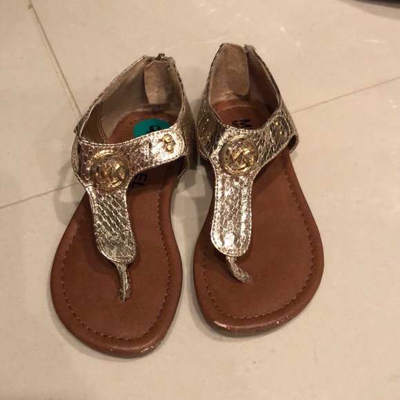 little girl mk sandals